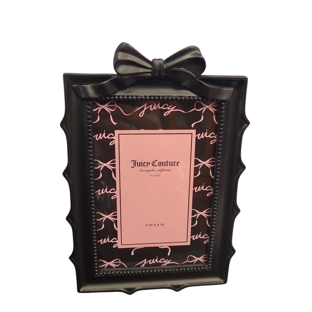 Juicy Couture Black Photo Frame - 4x6